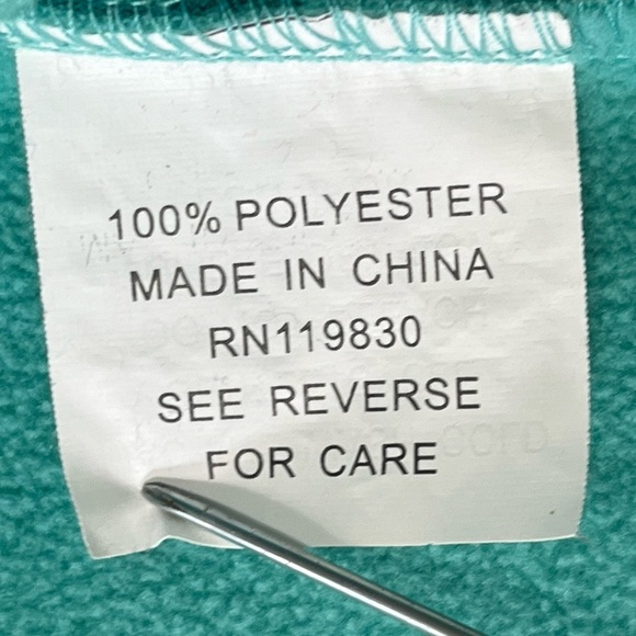 Connoisseur Equestrian Jacket - Medium - Teal - Scuba Fleece - Picture 15 of 16